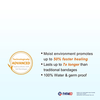Pansements hydrocolloïdes Hydroseal Air-Feel ultra-fins et transparents pour talons hauts et chaussettes invisibles