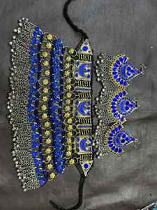 Ensembles de colliers de bijoux afghans très résistants pour femmes Ensembles de colliers et de colliers de bijoux afghans OEM personnalisés Vente en gros - Product Image 4