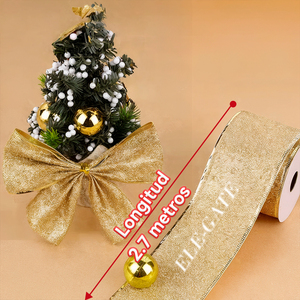 Nastri Natalizi in Rosso, Verde, Oro e Argento con Disegni Assortiti, 6,3 cm X 2,7 m per Rotolo - Product Image 3