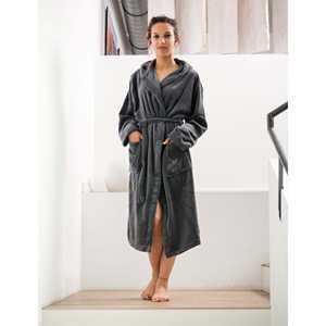 Bata de Baño de Felpa Gris Antracita para Hombre Henry's, Conjuntos de Baño de Confort Premium - Product Image 4
