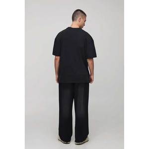 Box fit camiseta gráfica de gran tamaño de los hombres de moda personalizada de verano estilo casual hecho de 100 por ciento de algodón con acabado antiarrugas - Product Image 5