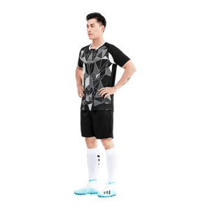 Op maat gemaakte hoogwaardige goedkope neutrale snel drogende voetbaltenues set, op maat gemaakte groothandel voetbalshirts Argentinië - Product Image 5