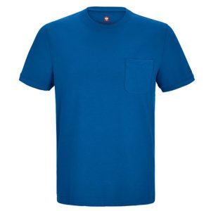 T-shirt in cotone elasticizzato con tasca - Product Image 4