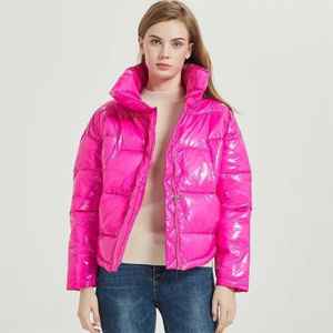 Vestes matelassées pour femmes en gros, mode 2025, pour garder au chaud en hiver, tricotées, respirantes, en coton et élasthanne, imperméables, avec fermeture éclair et col à capuche - Product Image 5