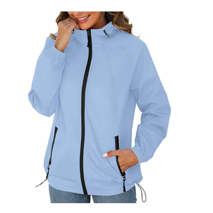 Chaqueta de lluvia de nuevo diseño, chaqueta cortavientos, Chaquetas deportivas de primavera cortavientos de alta calidad para mujer, disponibles a precio de fábrica - Product Image 6