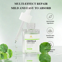 Vente en gros Marque privée Naturel Centella Sérum Réparateur Anti acné Apaisant Soins pour les peaux sensibles Sérum Essence pour le visage