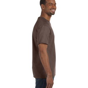 Hanes บุรุษ ComfortSoft กระเป๋าไม่มีแท็กเสื้อยืดเสื้อกล้ามบุรุษเสื้อยืดลูกเรือแพลทินัม - Product Image 5