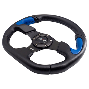 Volante Deportivo X2 Poly - Cuero Azul - Product Image 2