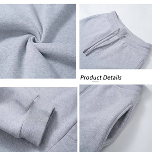 Survêtement en molleton de coton personnalisé unisexe Joggers pantalon de survêtement pour hommes en polyester brossé épais imprimé respirant et écologique - Product Image 5