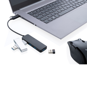 ฮับ USB พร้อมพอร์ต RCS พลาสติกรีไซเคิลสองอินพุต - Product Image 3