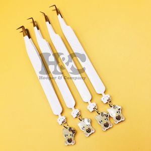 Pince à épiler professionnelle en acier inoxydable Hello Kitty, pince à cils personnalisable avec logo couleur pour cils de vison – Meilleure vente - Product Image 3