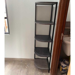 KGT68015 5-Tier Fan-Shaped <b>Corner</b> Shelf for Living Room - Product Image 4