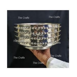 Metal Silver Color Chocolate <b>Bowl</b> Customized Size Round Shape Fruits <b>Dessert</b> <b>Bowl</b> For Home Dinnerware Use - Product Image 3