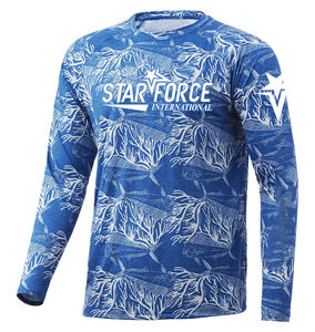 Concevez votre propre chemise de pêche Chemises de pêche personnalisées en gros Offre Spéciale écologique Protection UV UPF 50 + Porter des manches courtes - Product Image 5