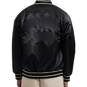 Veste en cuir universitaire pour hommes Nouveau design Fabricant de vêtements personnalisés de style 2025 Veste en cuir universitaire pour hommes - Product Image 3