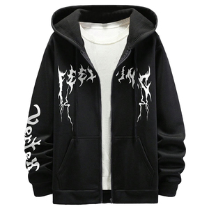 Sweats à capuche pour homme 100% haute qualité hommes bicolore lambrissé broderie patchs surdimensionné éponge cordon capuche pull sweat - Product Image 1