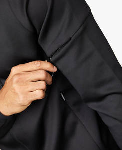 100% coton Streetwear lavage à l'acide survêtement 2 pièces ensemble bouffée impression coton respirant pleine fermeture éclair survêtements pour hommes - Product Image 4