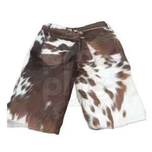 กางเกงขาสั้นหนังวัวแท้คุณภาพสูง ทนทาน สไตล์ลำลอง บริการ OEM เป็นมิตรกับสิ่งแวดล้อม แห้งเร็ว สำหรับผู้ชายและผู้หญิง ทันสมัย เหมาะสำหรับฤดูร้อน - Product Image 2