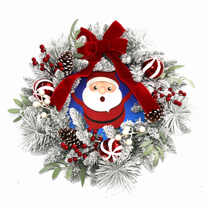 Handmade Grinalda De Natal e Garland Balls Frente Porta Janela Pendurado Ornamento Set Xmas Tree Decor para Navidad - Product Image 5