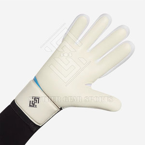 Premium Quality High Quality <b>Latex</b> Non-Slip Goalkeeper Football Gloves Hook Loop Closure Finger Protection <b>Men</b> Customized Colors - Product Image 4