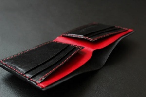 Genuine Cowhide Leather Vintage RFID Open Closure Durable Luxury Casual Short Folding Mens Slim <b>Wallet</b> <b>Card</b> <b>Holder</b> LWM-0174 - Product Image 3