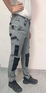 กางเกงทำงานผ้าบอนด์กันน้ำระดับกลาง ยืดหยุ่นสูง ระบายอากาศได้ดี เป็นมิตรกับสิ่งแวดล้อม สไตล์ลำลอง มีกระเป๋าหลายช่อง สำหรับผู้ชาย - Product Image 4