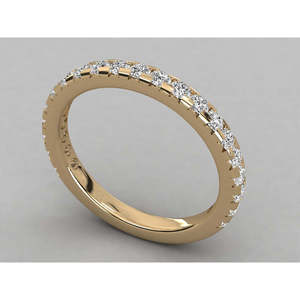 Bague pour femme en or jaune 18 carats avec diamant de laboratoire taille princesse, plaqué or pur, certifiée IGI, pureté 14 carats, pour mariage - Product Image 2