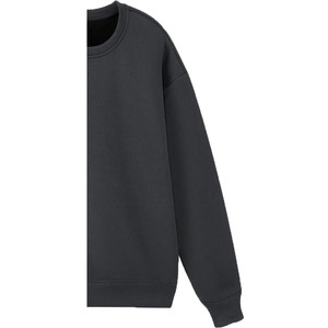 Sweat-shirt à col rond en molleton 100% coton de qualité supérieure pour homme, marque personnalisée, écologique, respirant, design imprimé en relief, 240g - Product Image 5