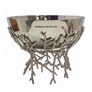 ชามช็อคโกแลตโลหะสีดำพร้อมขาตั้งทรงกลมทำด้วยมือใหม่ชามช็อคโกแลตสุดหรูแบบคลาสสิก - Product Image 3