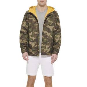 <b>Camo</b> Nylon Rain <b>Jacket</b> Waterproof <b>Men's</b> Top Trends Custom Logo Windproof <b>Men's</b> <b>Jackets</b> Rain Coat Waterproof Fabric Sustainable - Product Image 2