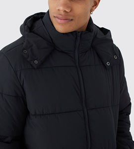 Manteau d'hiver personnalisé de haute qualité pour hommes Bomber Jacket Hooded Down Puffer Jacket - Product Image 3