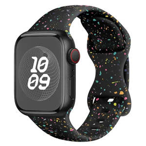 Correa para Apple Watch, Deportiva de Lujo, de Silicona, 45mm/49mm, Colores Naranja, Blanco y Rosa, Transpirable, Suave, Ajustable, de Goma - Product Image 5