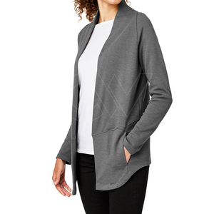 New Arrival <b>Women's</b> Winter Casual Plain <b>with</b> <b>Pockets</b> <b>Cardigans</b> Solid Color Long Sleeve Open Front Sweaters Coat - Product Image 2