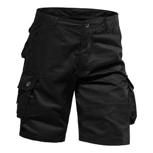 Pantalones cortos Cargo informales de verano para hombre, ropa de trabajo y ropa de calle de punto transpirable con múltiples bolsillos, OEM personalizado, venta al por mayor - Product Image 4