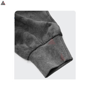 Vente en gros Stone Vintage Washed Tie Dye impression 3D lavage à l'acide léger 100% coton polaire coupe régulière sweats à capuche pour hommes personnalisés - Product Image 3