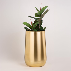 Maceta de flores doradas más vendida con color y tamaño personalizados para centros comerciales de hoteles en casa 35x35x56 cm comerciantes instantáneos - Product Image 4