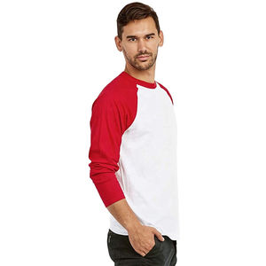 T-shirt à manches longues pour homme de haute qualité 2026, 100 % coton, logo personnalisé imprimé, respirant, écologique, séchage rapide, toile basse - Product Image 4