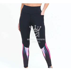 Leggings pour femmes fabriqués en usine, quantité en gros, dernier modèle, vêtements de fitness, sans couture, respirant, taille élastique, yoga, pantalon uni, taille haute - Product Image 1