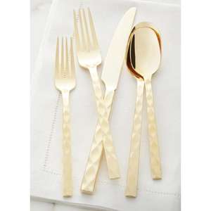 Ensemble de couverts en laiton économique avec des détails de qualité supérieure, idéal pour les dîners et les tables de tous les jours - Product Image 2