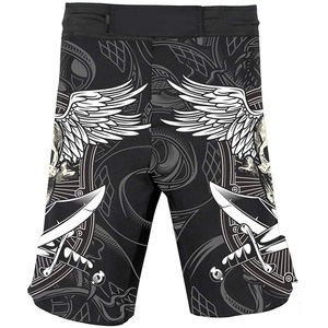 Shorts de MMA en polyester d'entraînement, imprimés par sublimation, flexibles, légers, avec ceinture élastique, vêtements de sport - Product Image 5