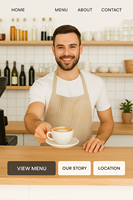 Servicio Profesional de Diseño y Desarrollo de Sitios Web Personalizados para Cafeterías, Restaurantes y Negocios con Adaptación Móvil