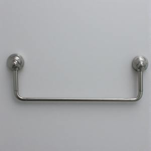 Vintage Metal <b>Towel</b> Holder With Ornate Carved Base Artisan Craft Offering Decorative Accent For Interiors - Product Image 5