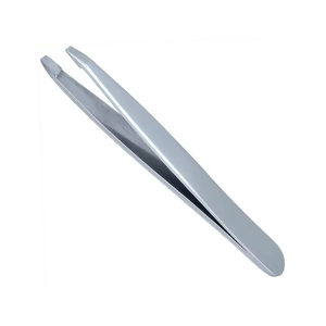 Pinzas para cejas de acero inoxidable punta puntiaguda pinzas para cejas de buena venta con mango de diseño de agujero - Product Image 3
