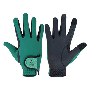Guantes de equitación de cuero de invierno con logotipo personalizado de marca privada, transpirables y ligeros - Product Image 1