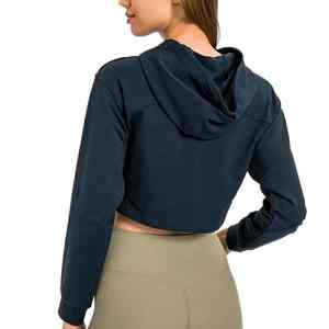 เสื้อครอปเอวลอยสำหรับผู้หญิงถูกสร้างขึ้นสำหรับคลาสฟิตเนสโยคะและไลฟ์สไตล์ใส่สบาย - Product Image 2