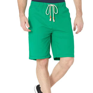 Short de survêtement à logo personnalisé de haute qualité pour hommes 100% coton French Terry Solid Pattern Jogger Fitness Shorts Workout Running Canvas - Product Image 6