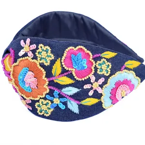 New Style Attractive Pattern Selling Fashion Hair Accessories Turban Handmade Women and Girls Hairbands