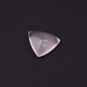 Cuarzo Rosa natural 31X34MM Trillón Corte normal 105.35Cts Piedra preciosa suelta para la fabricación de joyas - Product Image 4