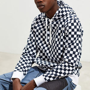 2025 haute qualité lavé à l'acide ample recadrée à capuche pour hommes 100% coton tricoté solide motif Streetwear Crop Zip - Product Image 6
