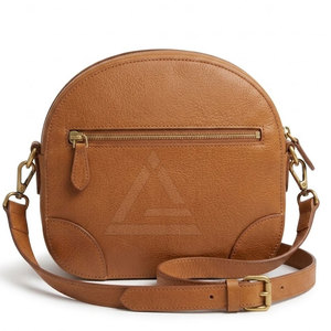 Bolso bandolera de cuero genuino, diseño compacto con correa ajustable para viajes y uso casual - Product Image 3